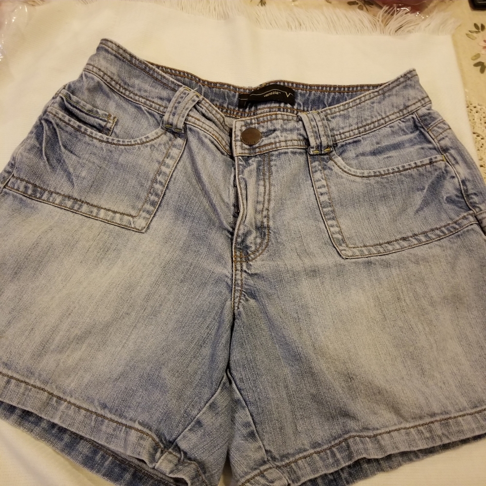 Venezia washed plus size Women's shorts size 14
